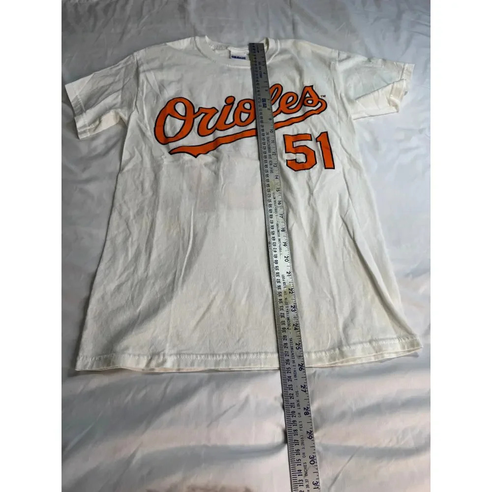 Baltimore Orioles MLB Vintage Tee George Sherrill 51 - Picture 3 of 8